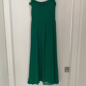Reformation Green Dress